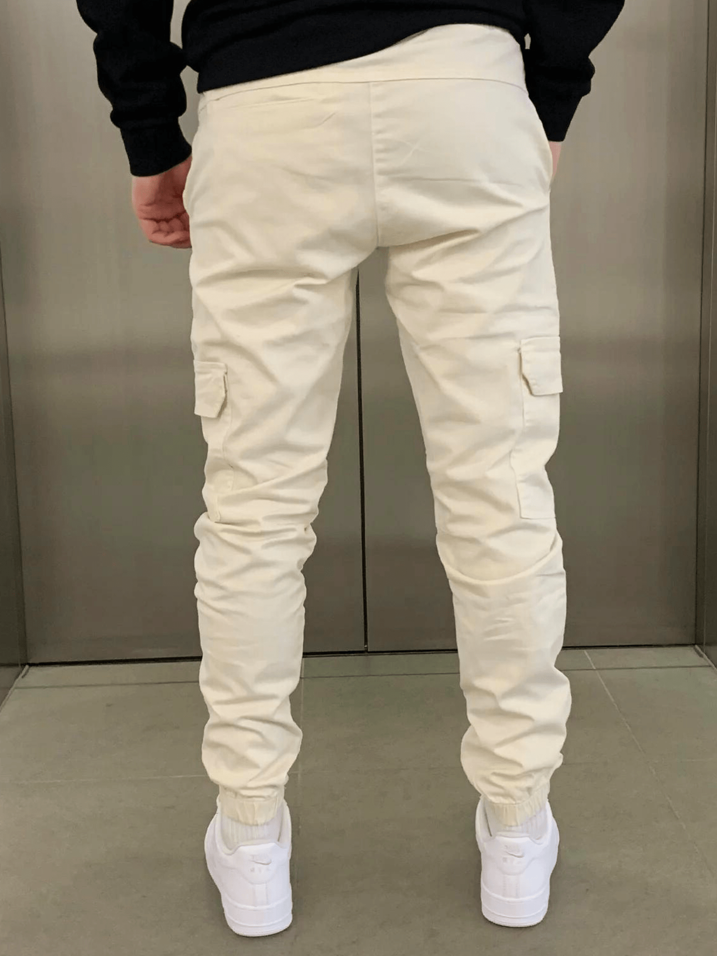 AVELOR Cargo Jogger - Cream