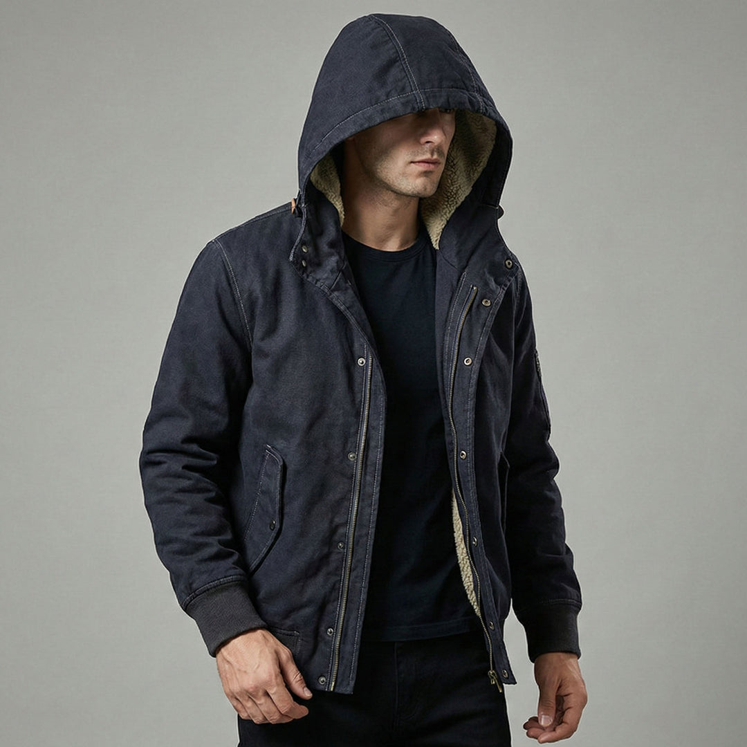Matteo Gefütterte Jacke mit Kapuze
