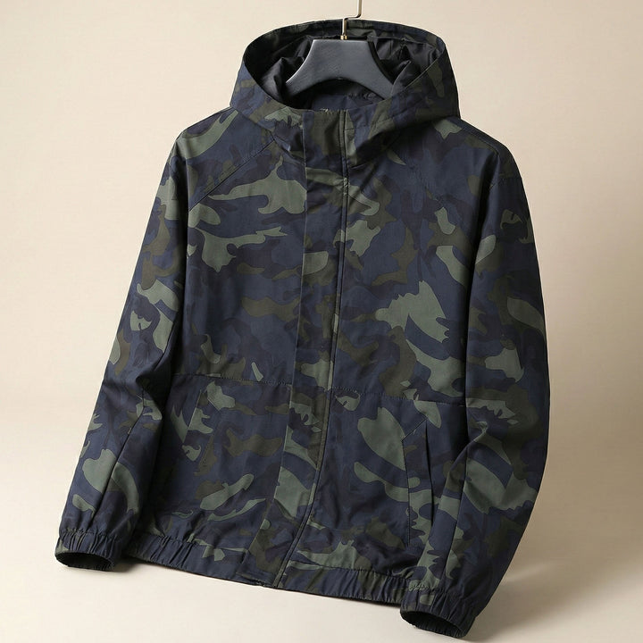 Alberto Wasserdichte Shell-Jacke mit Kapuze