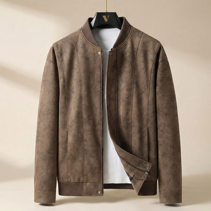 Vittorio Kunstlederjacke mit Reißverschluss