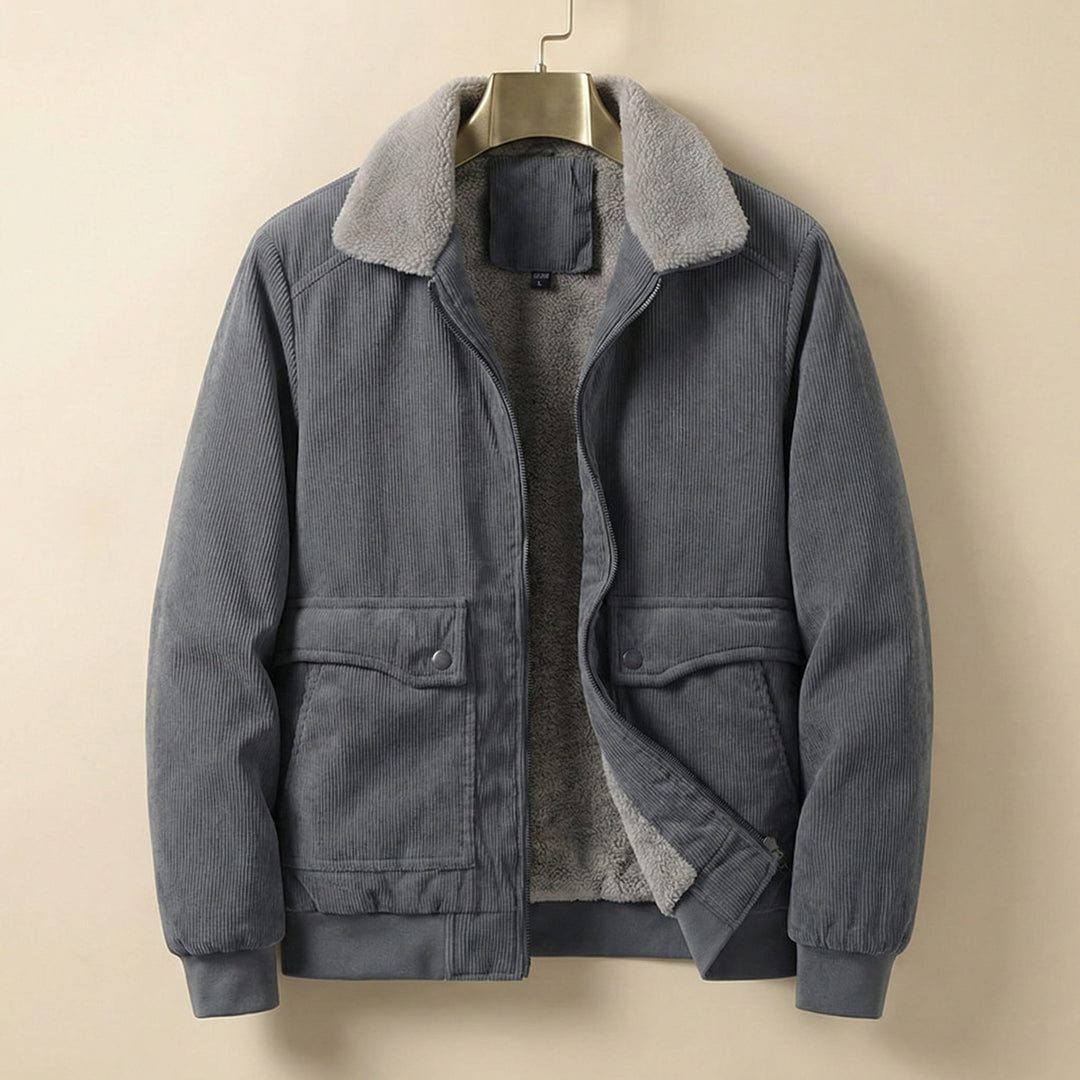 Alessio Gefütterte Cordjacke