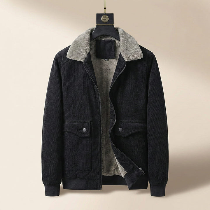Alessio Gefütterte Cordjacke