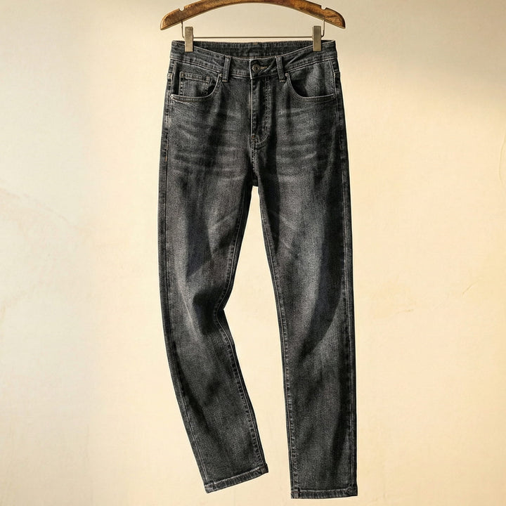 Matteo Fleecegefütterte Denim-Jeans