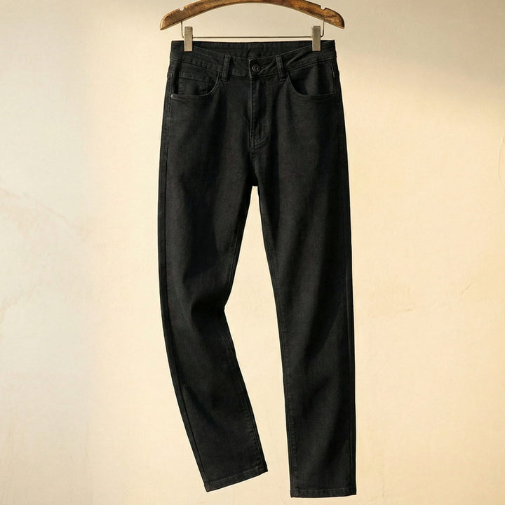 Matteo Fleecegefütterte Denim-Jeans