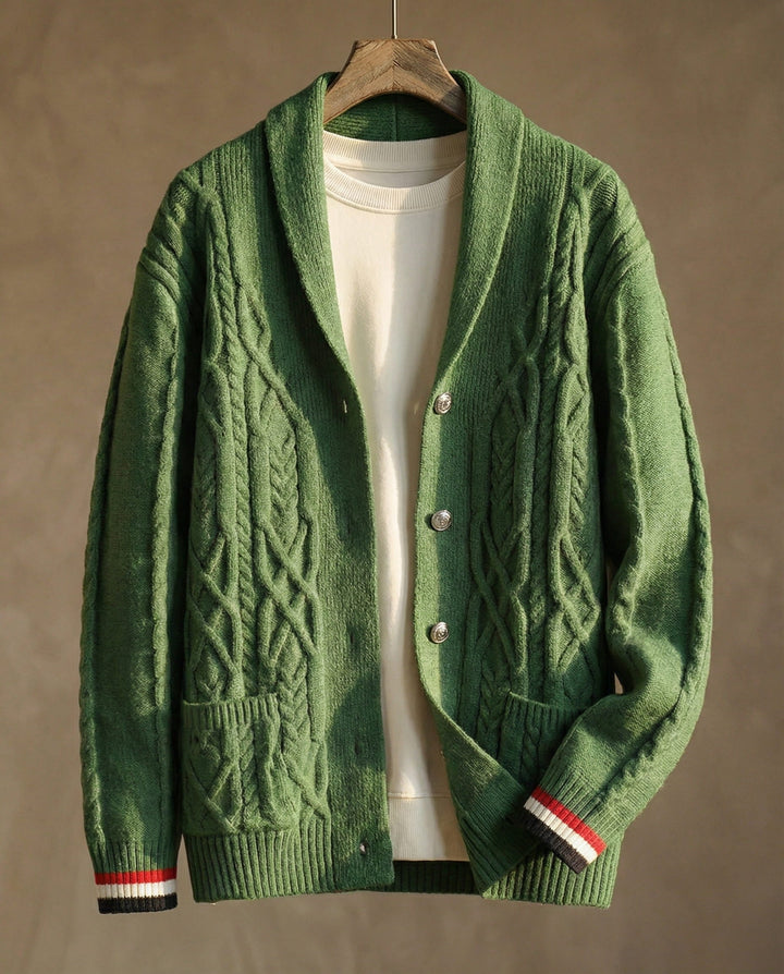 Giovanni Zopfstrick-Strickjacke
