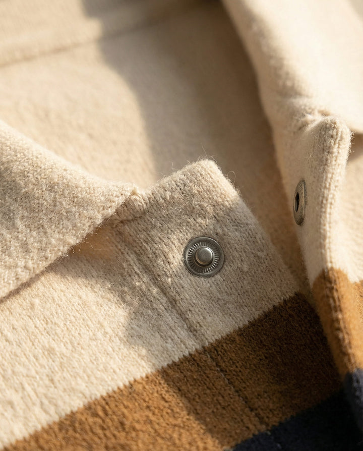Alessandro Strickjacke mit Druckknopfleiste