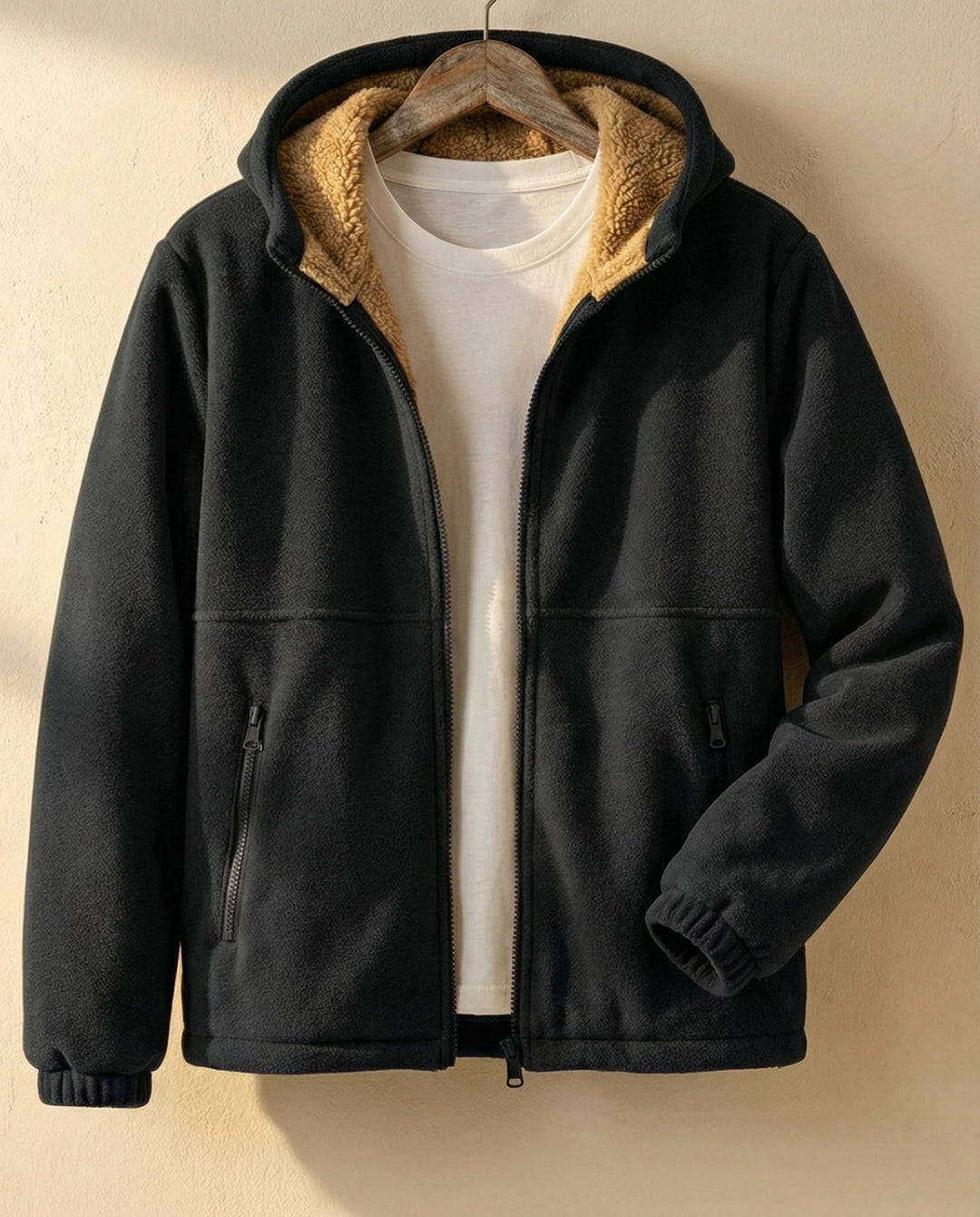 Ricardo Fleece-gefütterter Hoodie mit Reißverschluss