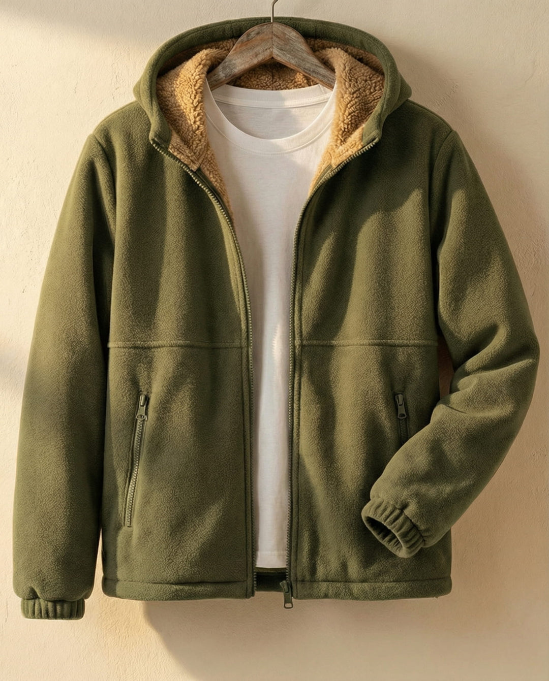 Ricardo Fleece-gefütterter Hoodie mit Reißverschluss