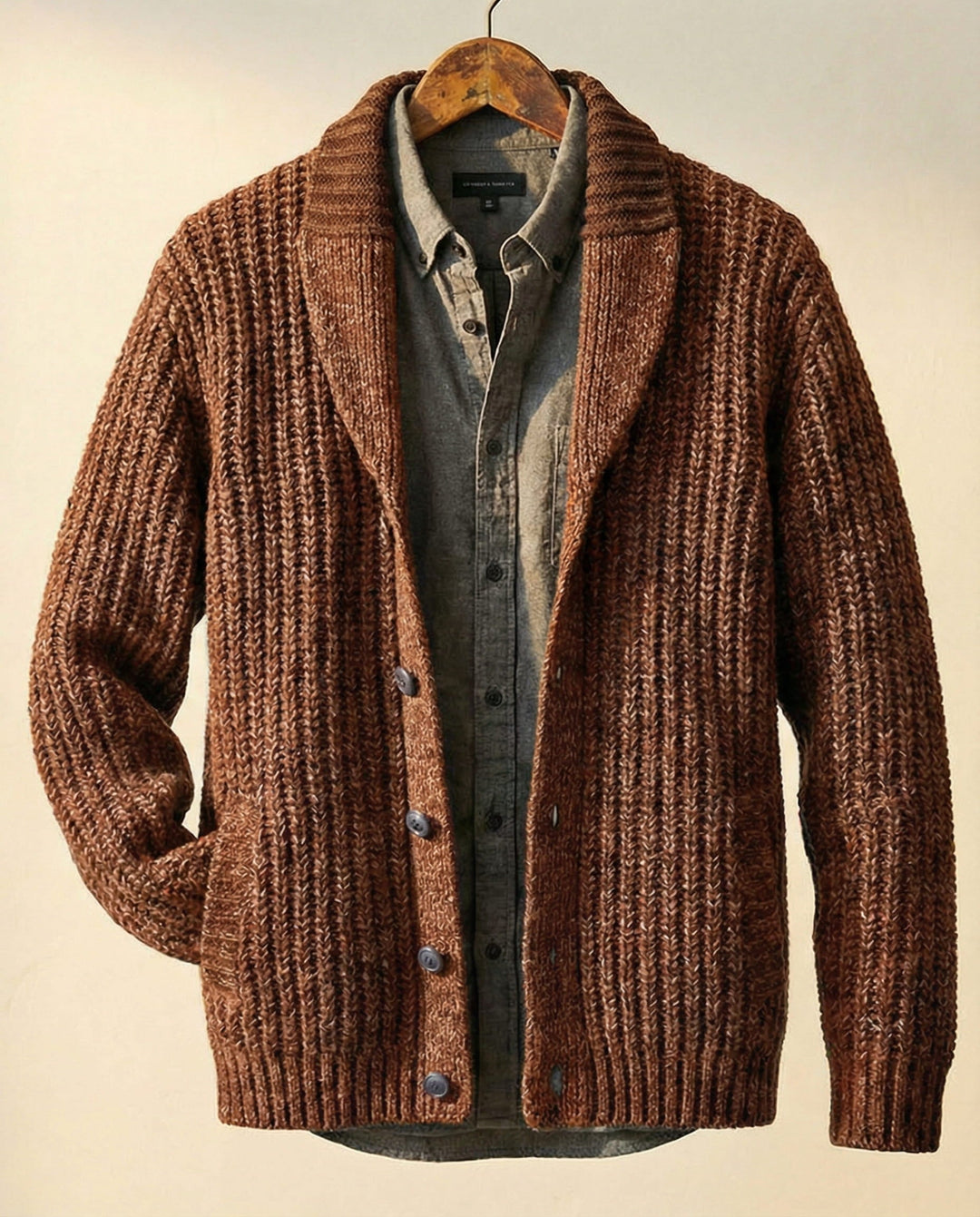 Dario Strickjacke aus Wollmischung