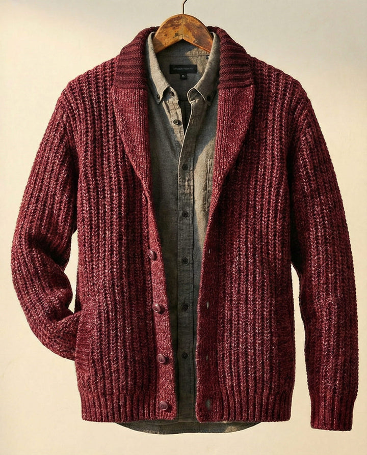 Dario Strickjacke aus Wollmischung