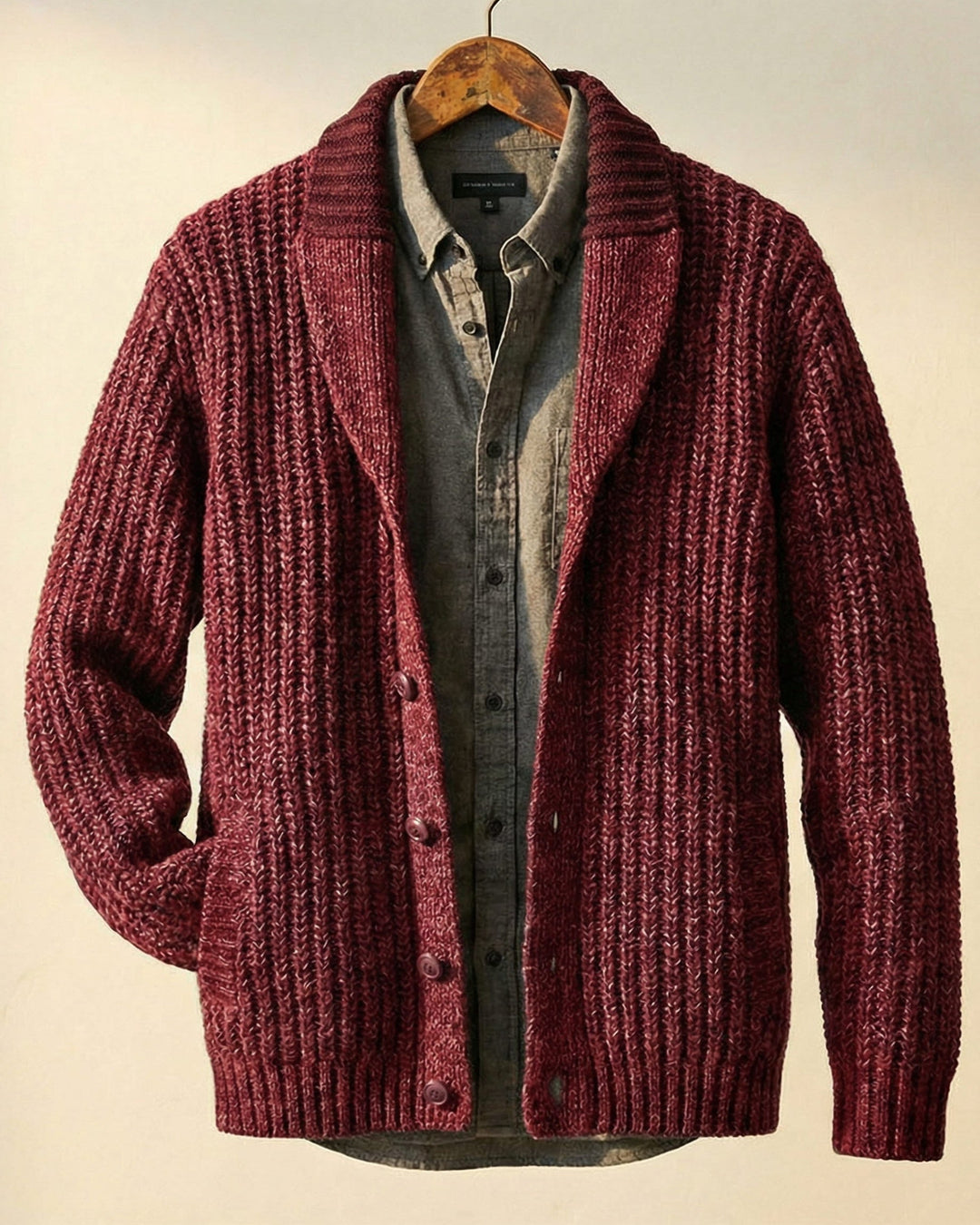 Stefano Strickjacke aus Wollmischung