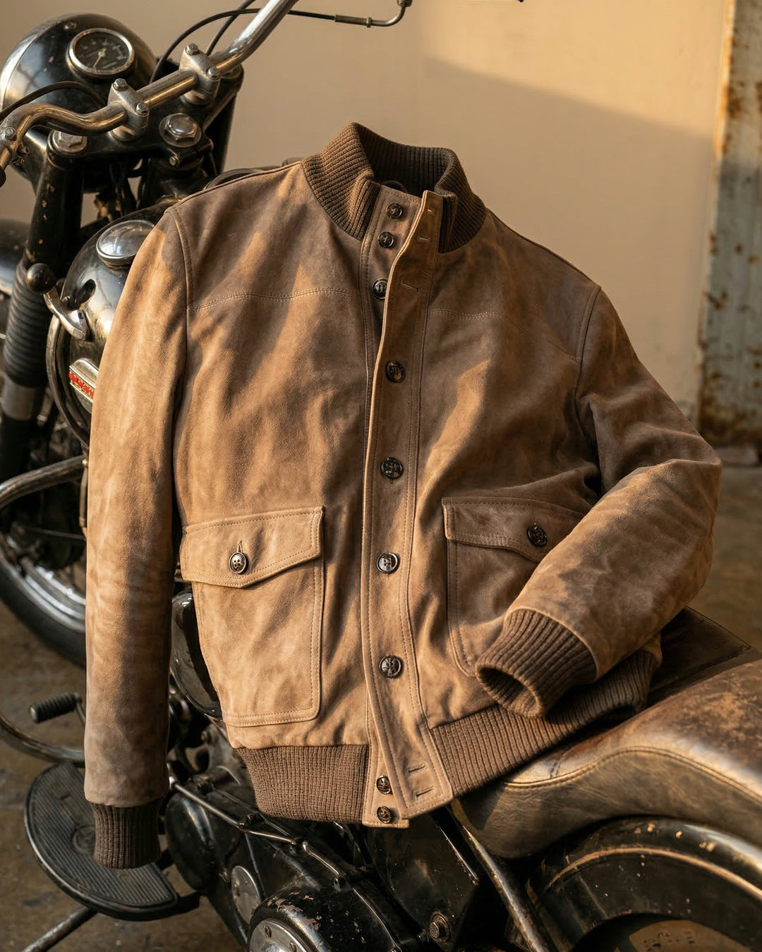 Rocco Wildlederjacke