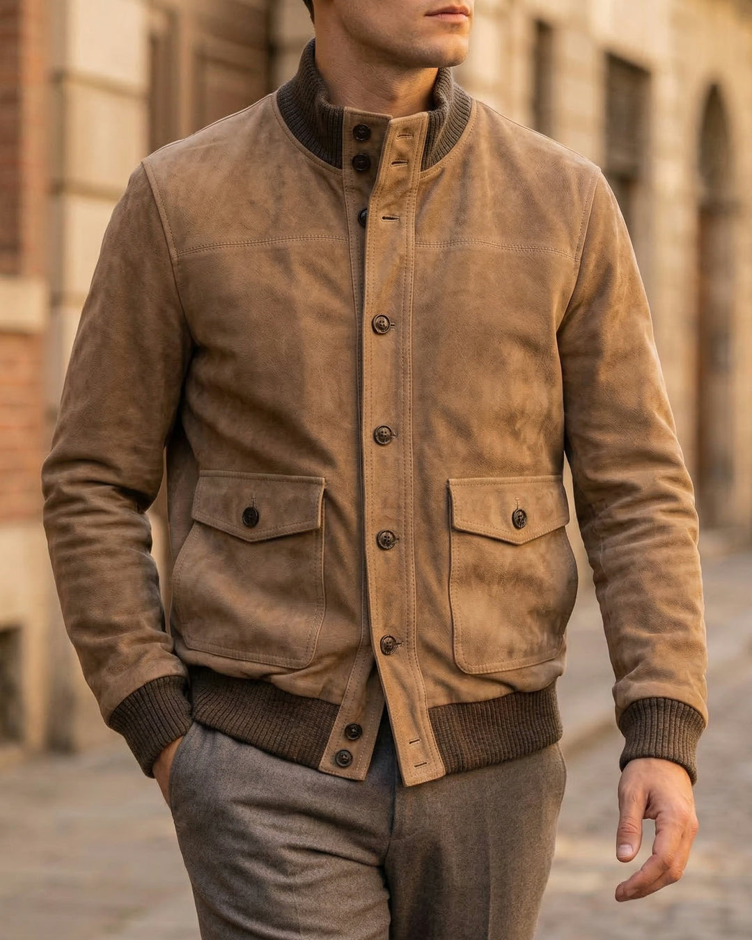 Rocco Wildlederjacke