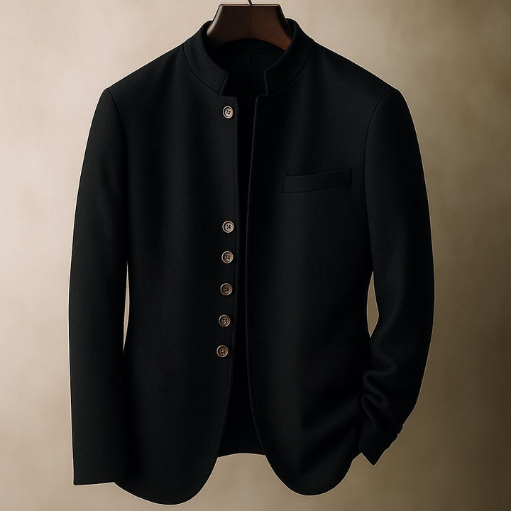 Matteo Wolljacke mit Stehkragen