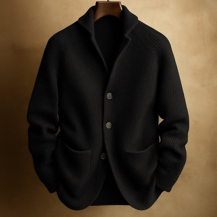 Lorenzo Strickjacke mit Schalkragen