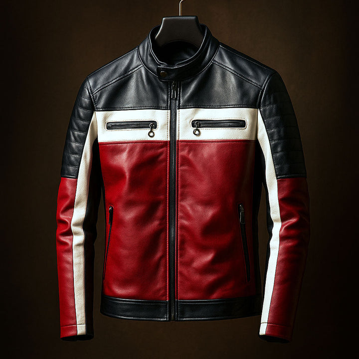 Riccardo Leder-Bikerjacke