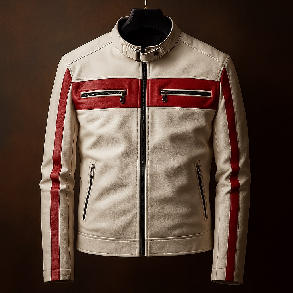 Riccardo Leder-Bikerjacke