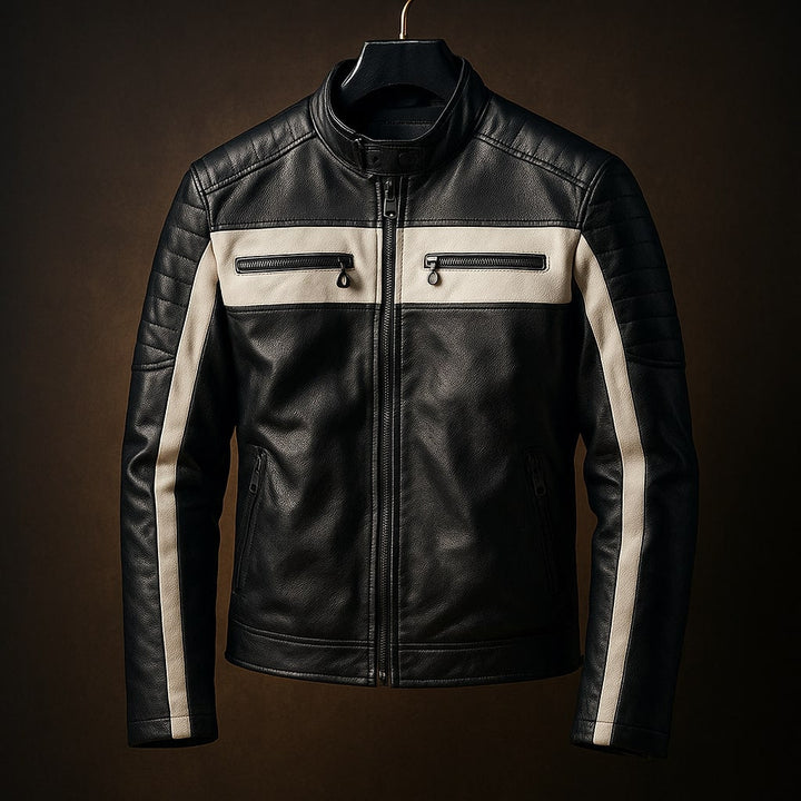 Riccardo Leder-Bikerjacke