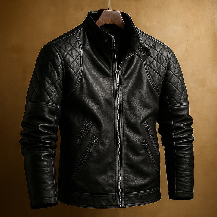 Dario Leder-Motorradjacke