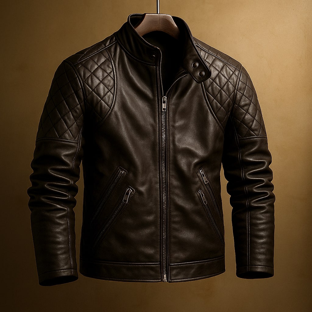 Dario Leder-Motorradjacke