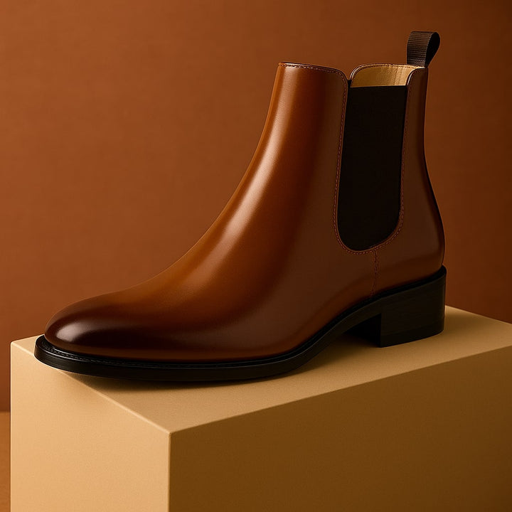 Leonardo Chelsea-Stiefel aus Leder