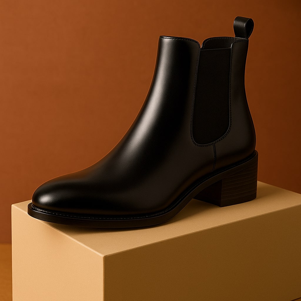 Leonardo Chelsea-Stiefel aus Leder