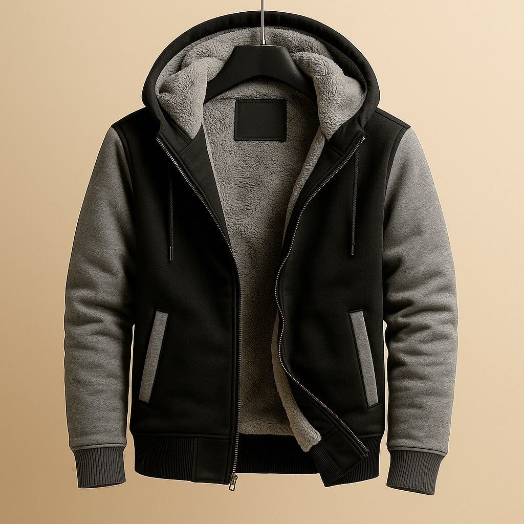 Marco Sherpa-gefütterte Jacke mit Kapuze
