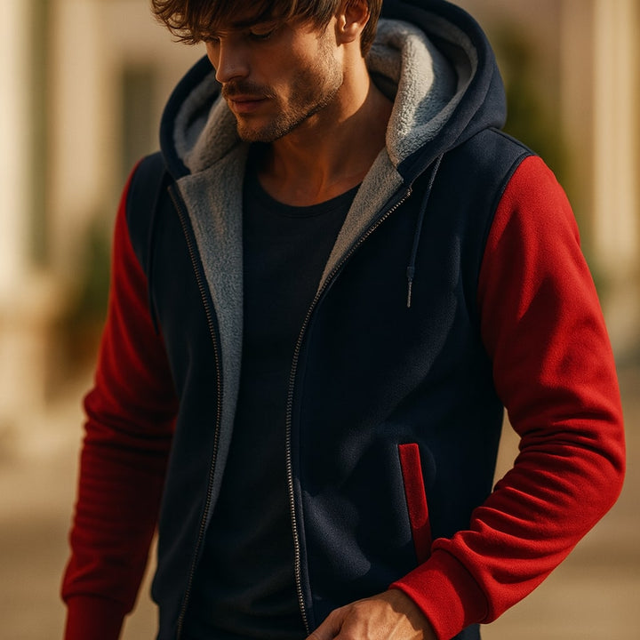 Marco Sherpa-gefütterte Jacke mit Kapuze