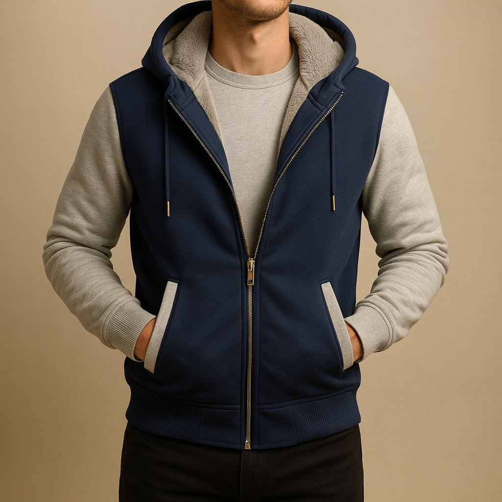 Marco Sherpa-gefütterte Jacke mit Kapuze