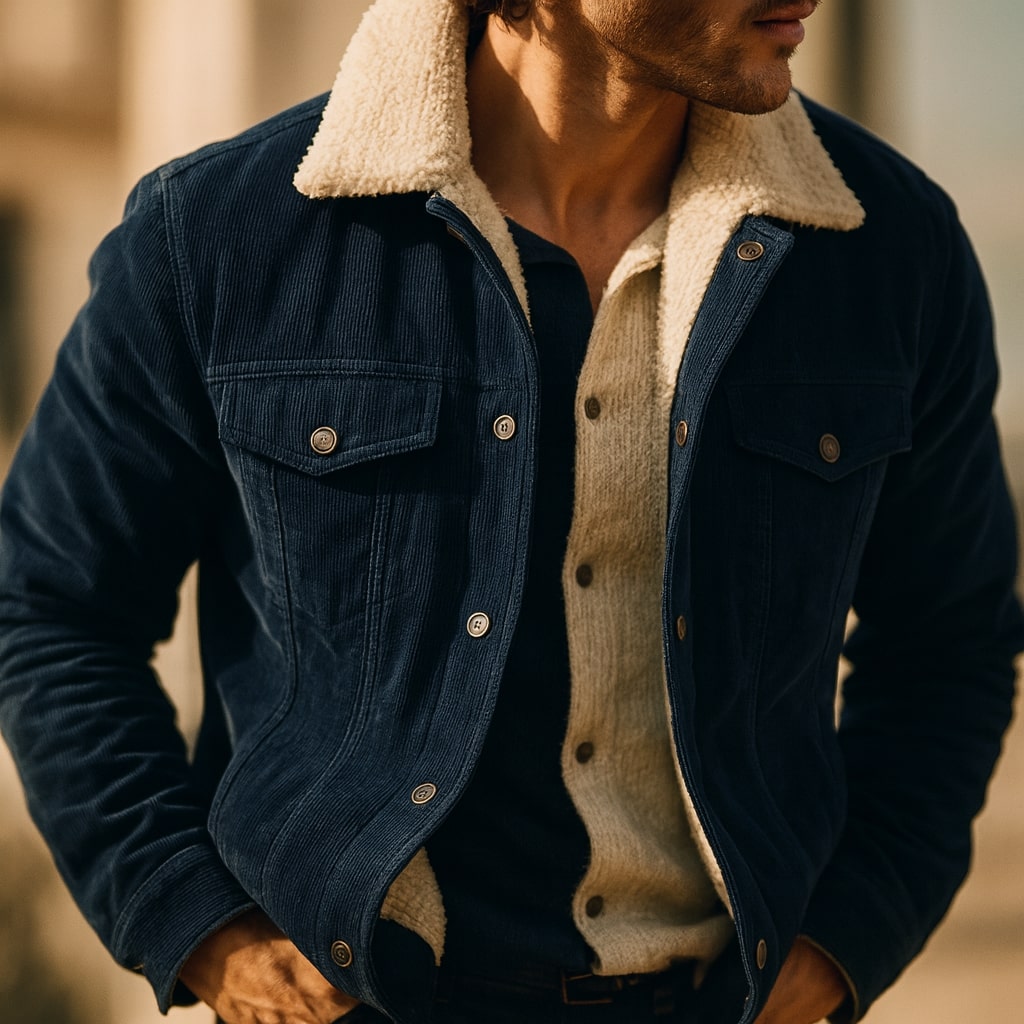 Alberto Cord-Sherpa-Jacke