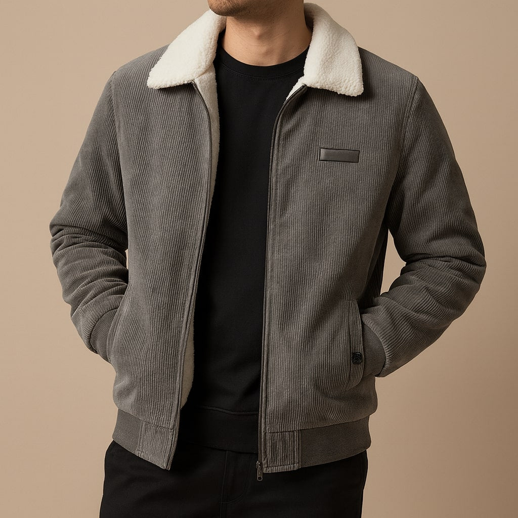 Lorenzo Cord-Sherpa-Jacke