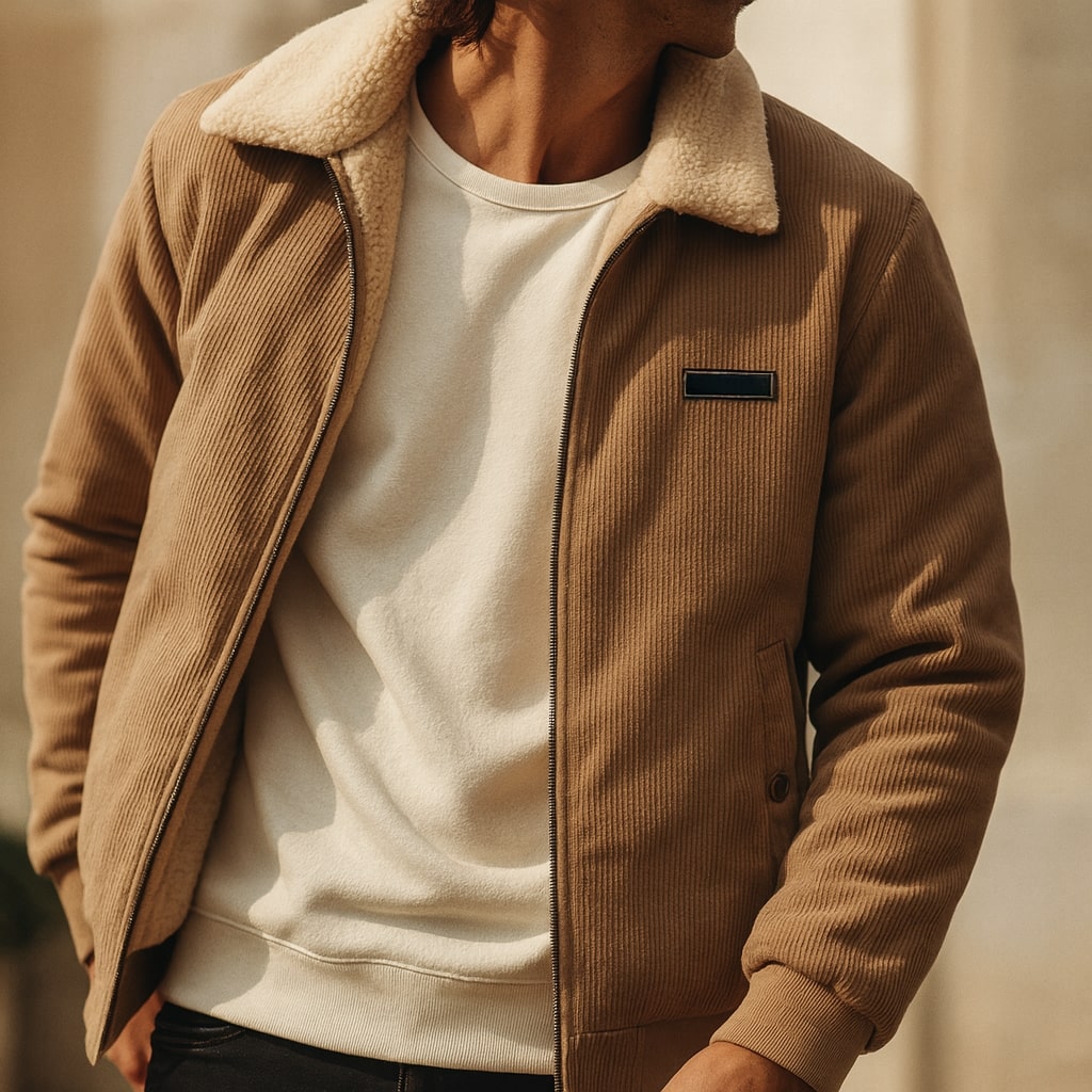 Lorenzo Cord-Sherpa-Jacke