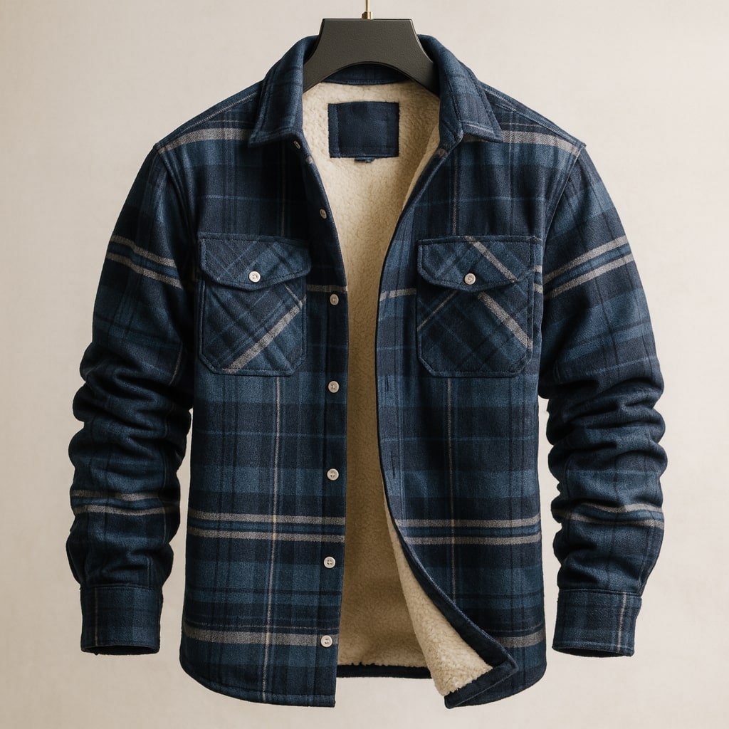 Marcello Gefütterte Overshirt-Jacke