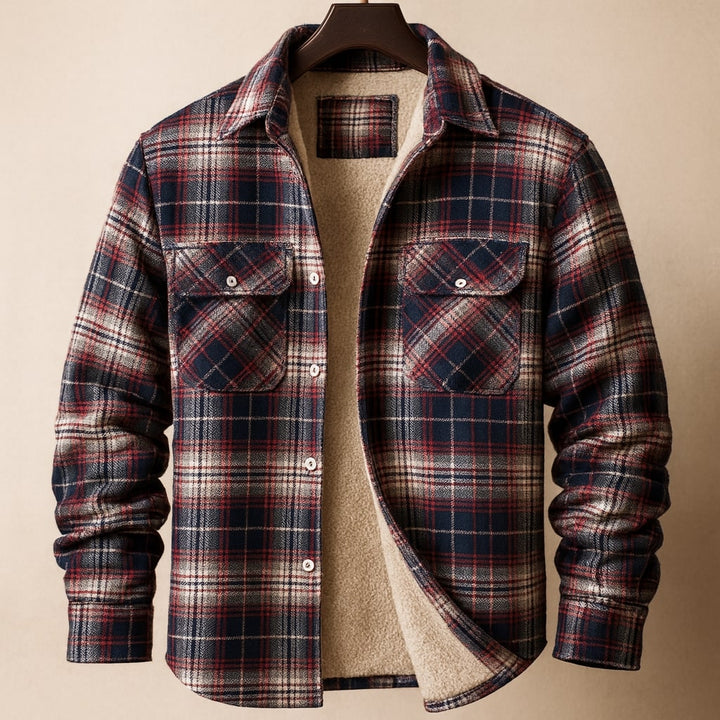 Marcello Gefütterte Overshirt-Jacke