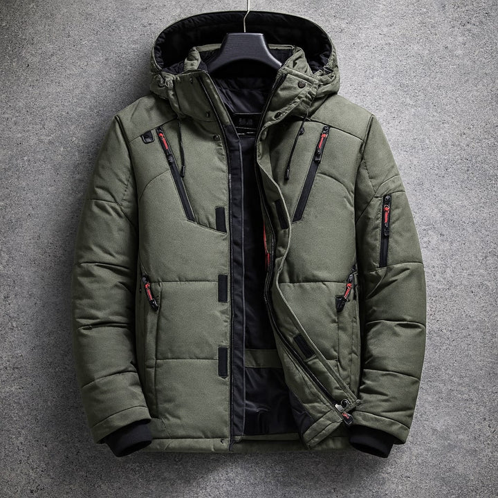 Sergio Isolierte Utility-Steppjacke