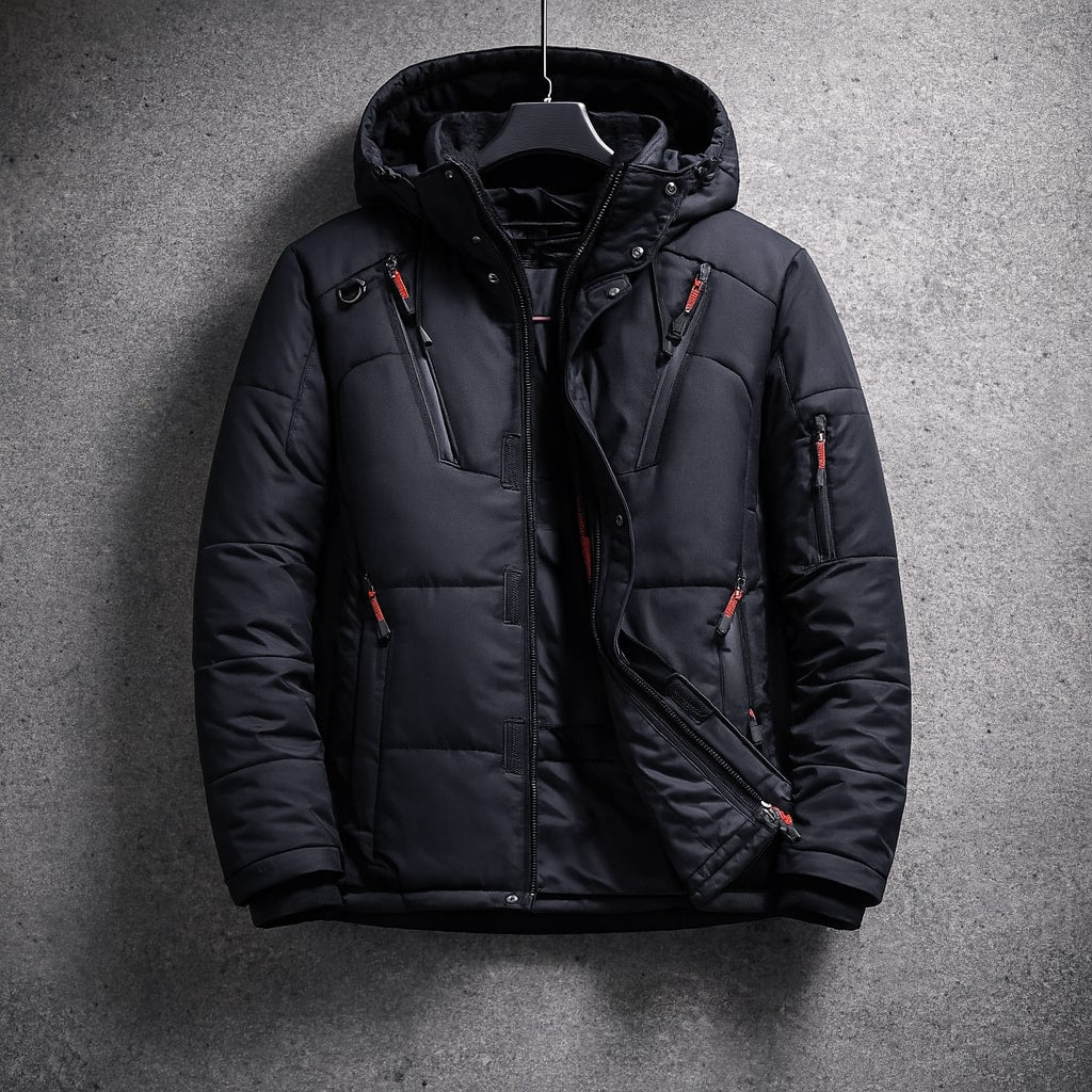 Sergio Isolierte Utility-Steppjacke