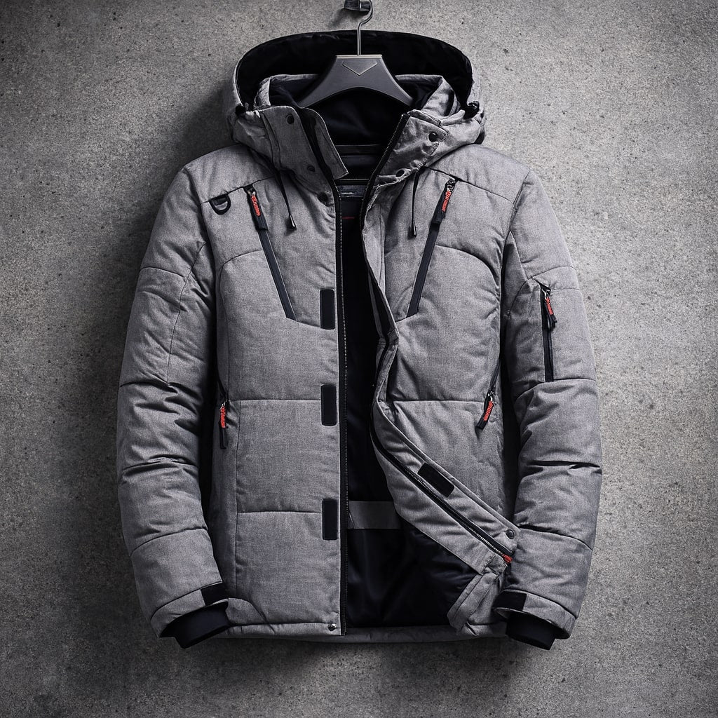 Sergio Isolierte Utility-Steppjacke
