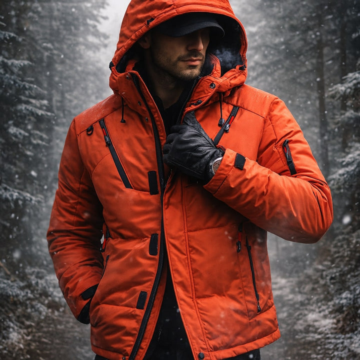 Sergio Isolierte Utility-Steppjacke