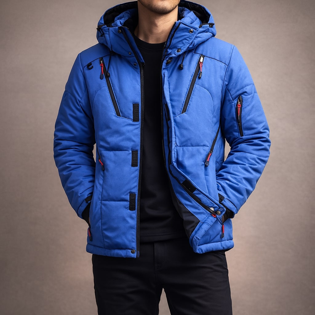 Sergio Isolierte Utility-Steppjacke