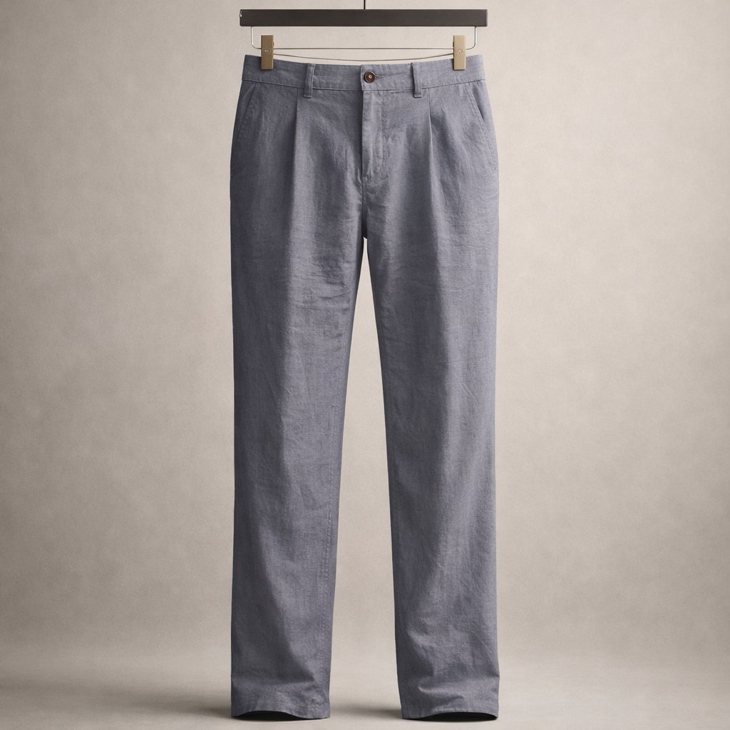 Lorenzo Bundfaltenhose aus Baumwolle