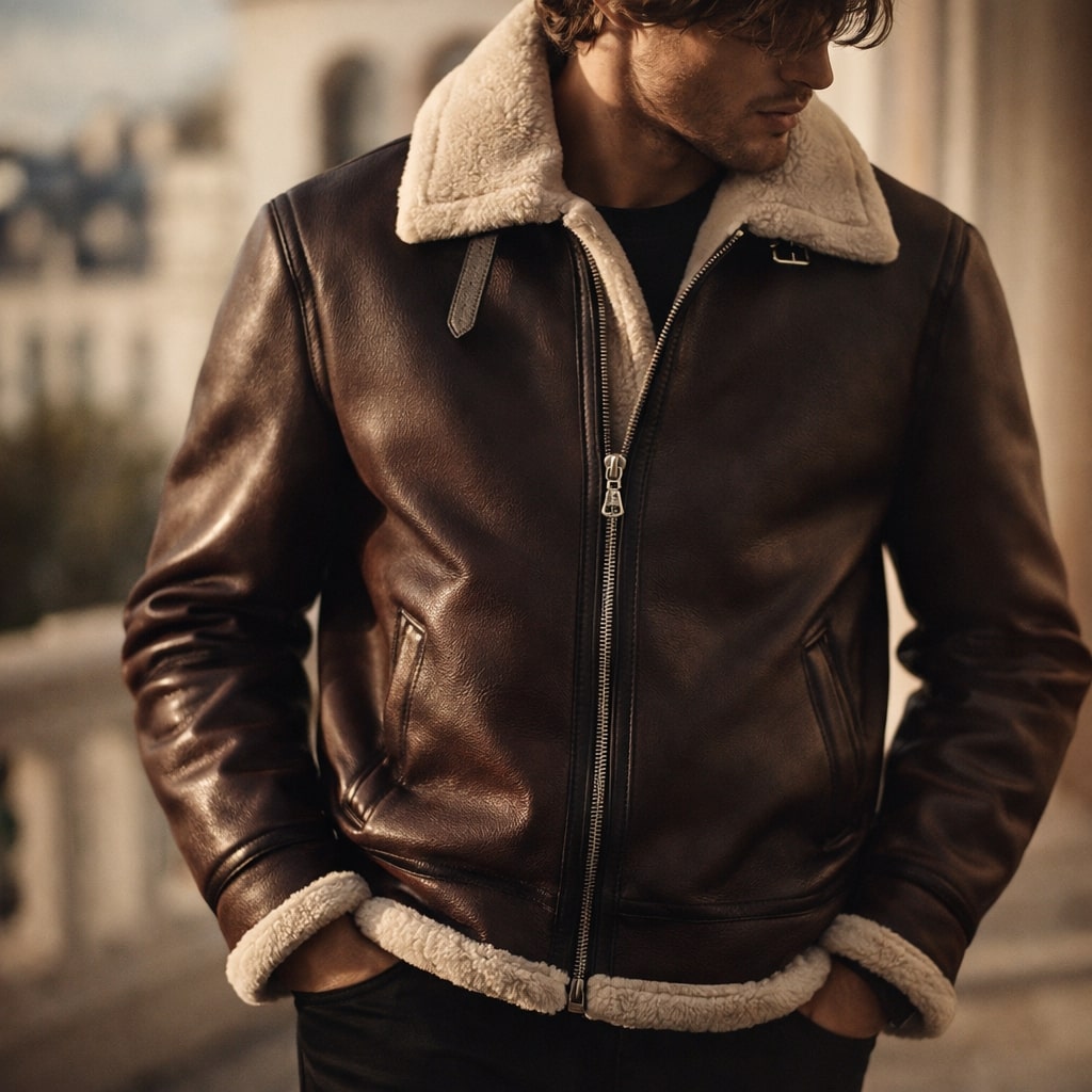 Riccardo Gefütterte Fliegerjacke