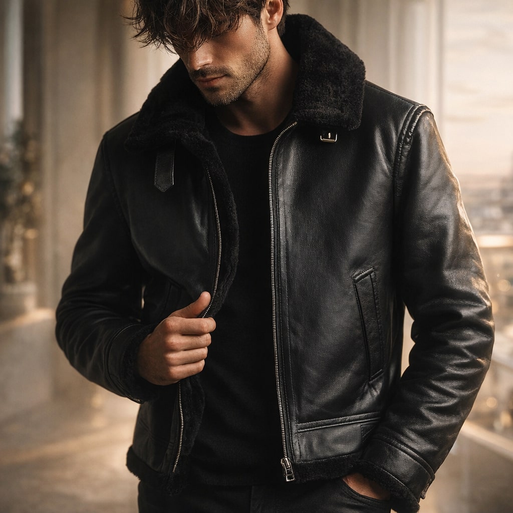 Riccardo Gefütterte Fliegerjacke