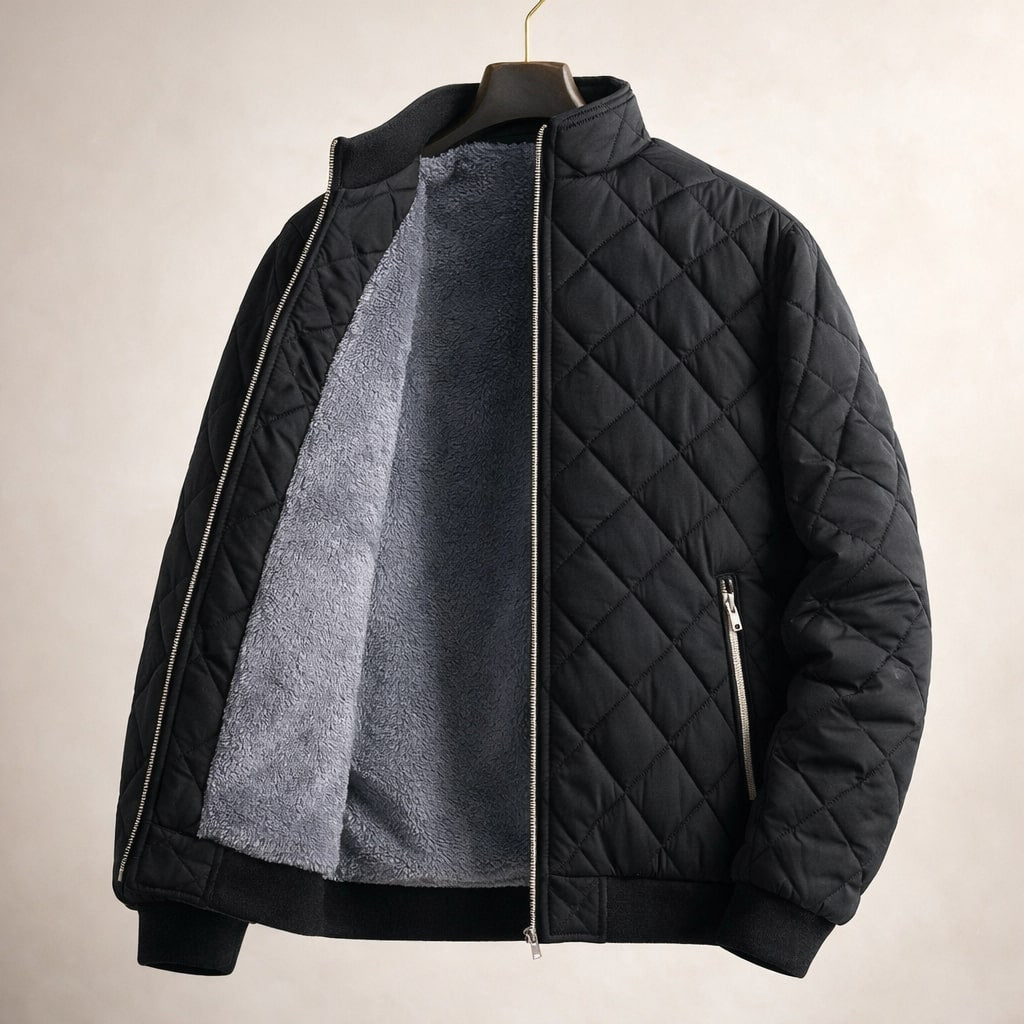 Stefano Gesteppte Fleece-gefütterte Jacke
