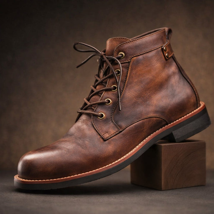 Matteo Leder-Schnürstiefel
