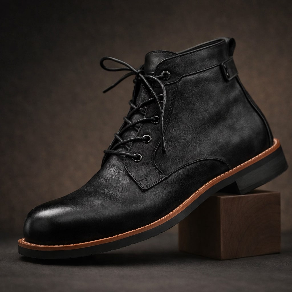 Matteo Leder-Schnürstiefel