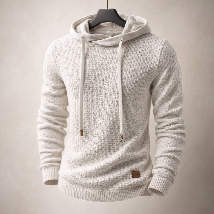 Matteo Strukturierter Strick-Hoodie