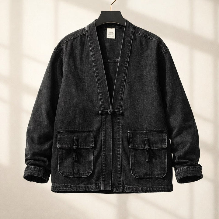 Diego Wickeljacke aus Baumwoll-Denim
