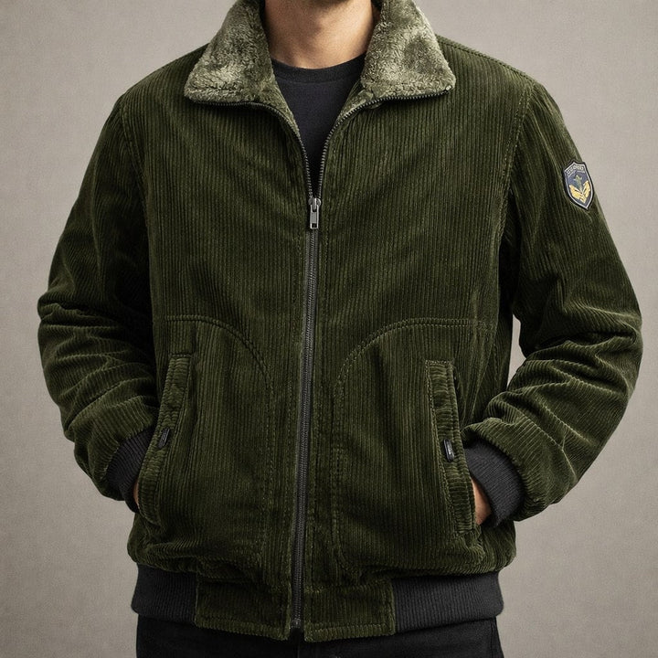 Bruno Gefütterte Cordjacke