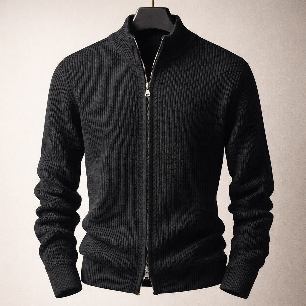 Riccardo Strickpullover mit Reißverschluss