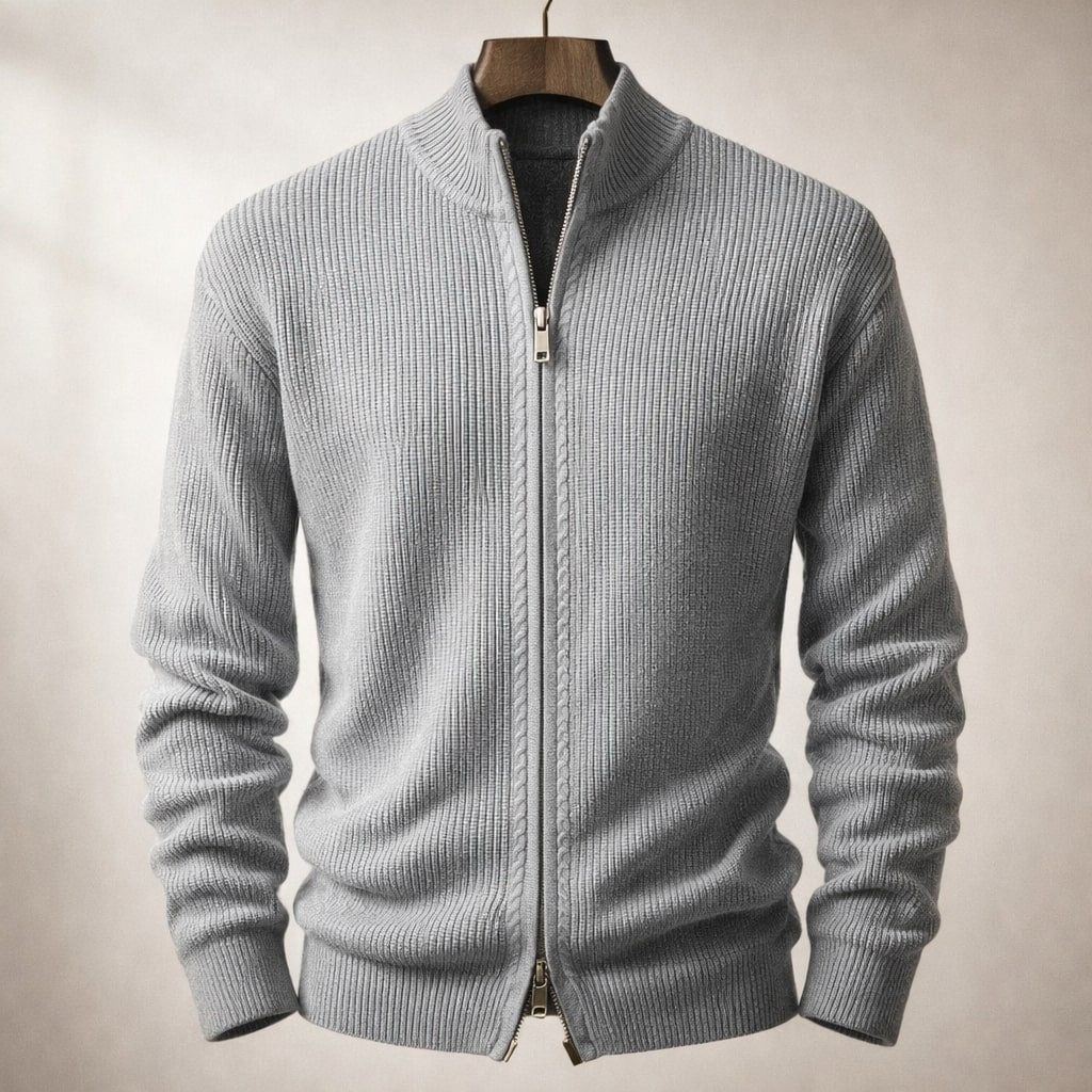 Riccardo Strickpullover mit Reißverschluss